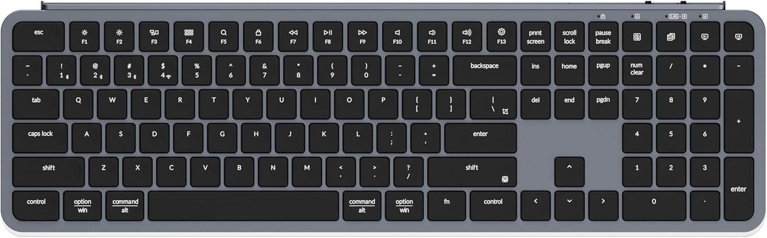 Keychron B6 Pro Ultra-Thin Wireless Full-Size Keyboard