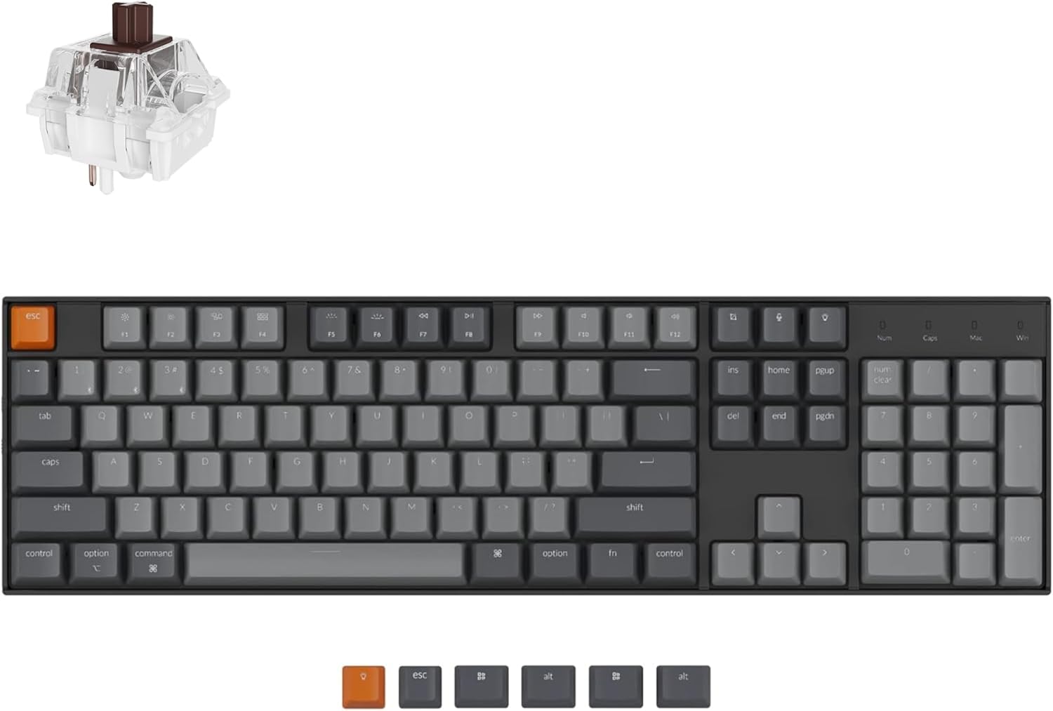 Keychron K10 Full Size Bluetooth Mechanical Keyboard