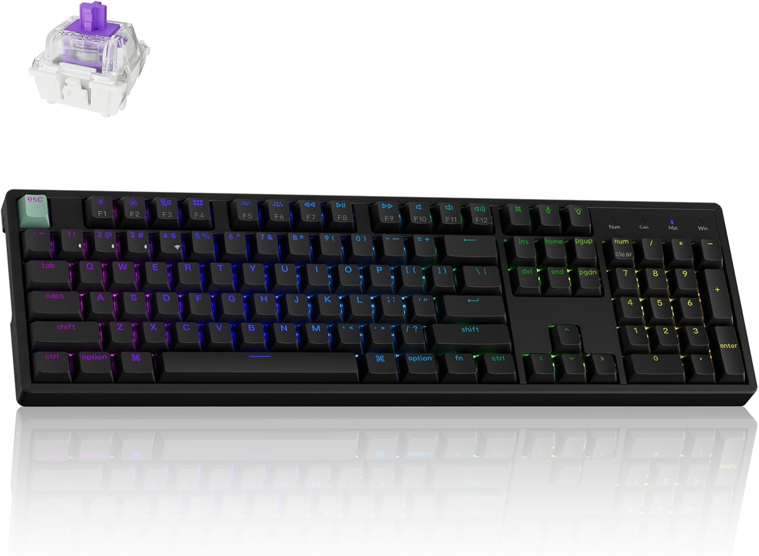 Keychron K10 HE Hall Effect Wireless Mechanical Keyboard