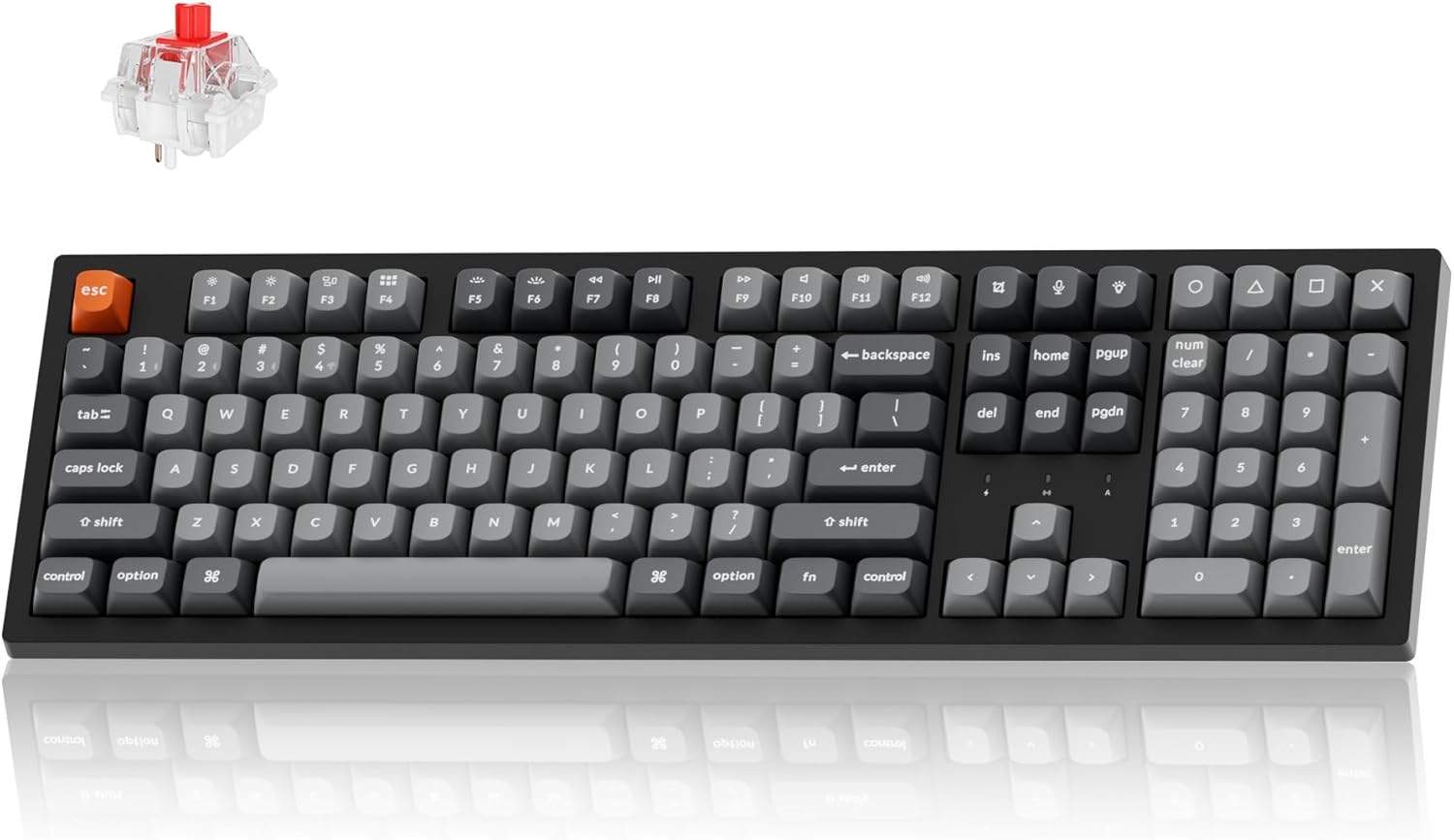 Keychron K10 Max Wireless Mechanical Keyboard QMK RGB