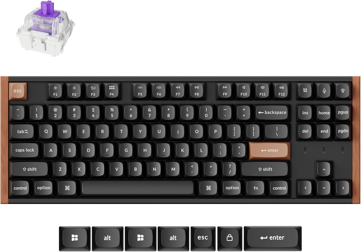 Keychron K8 HE TKL Hall Effect Mechanical Keyboard