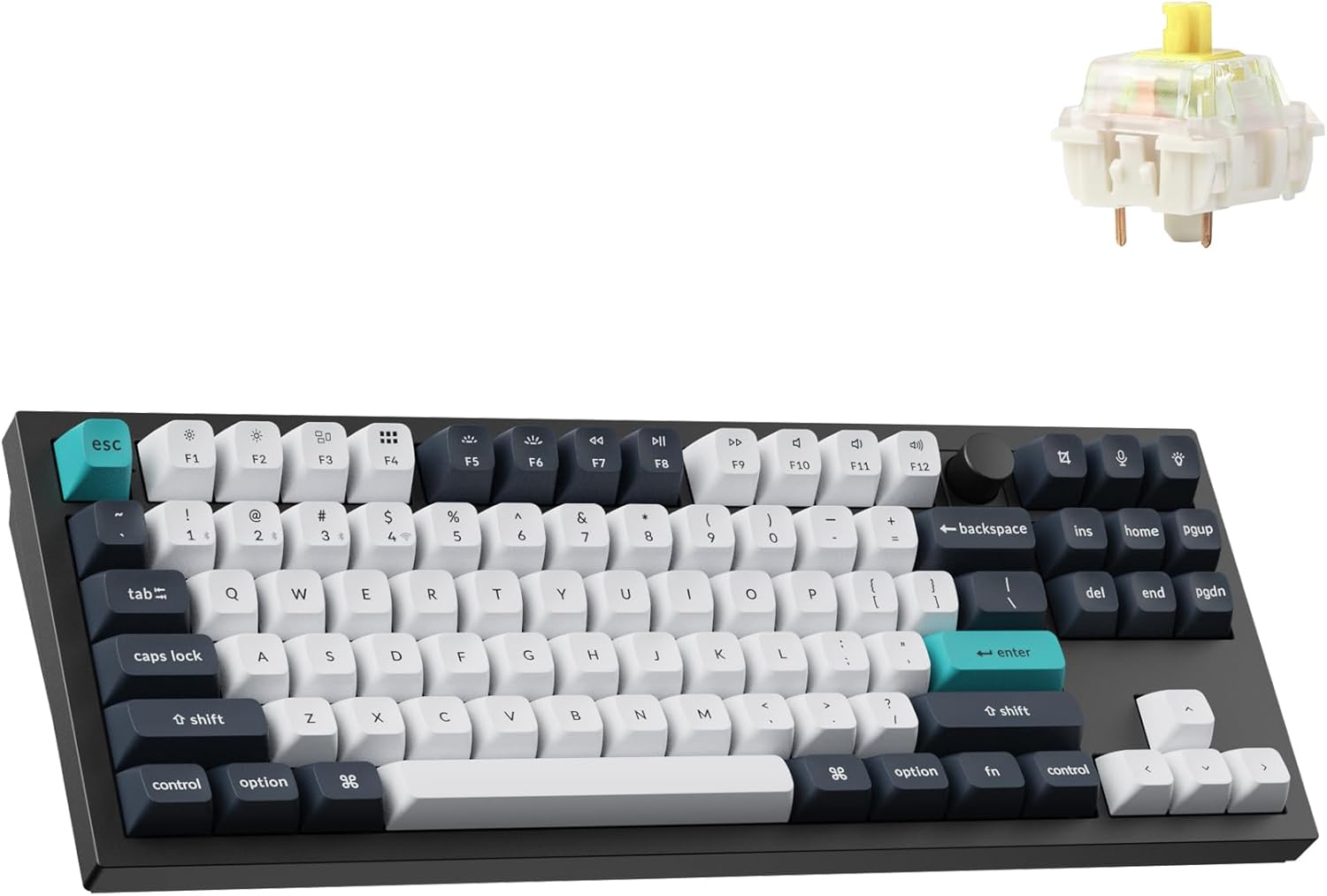 Keychron Q3 Max Wireless Mechanical Keyboard TKL Aluminum