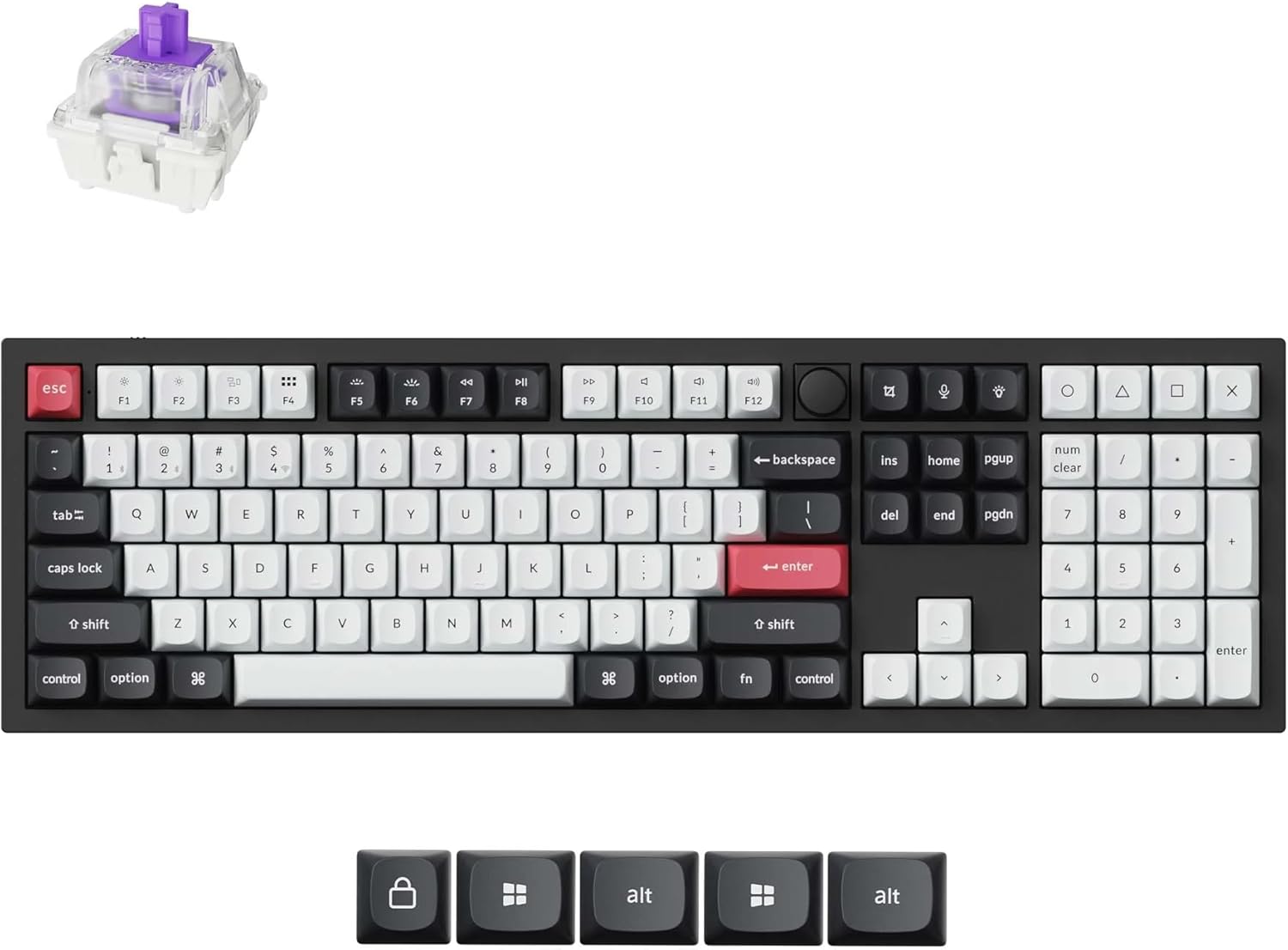 Keychron Q6 HE Wireless Magnetic Full-Size Mechanical